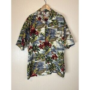 Hilo Hattie XL The Hawaiian Original Men’s Shirt Hula Girl Resort Kahala Spooner